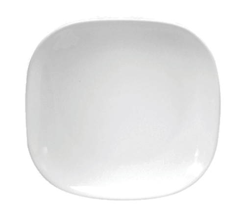 Oneida F9000000111S Buffalo Cream White 5-1/2" Square Plate (Case of 36)
