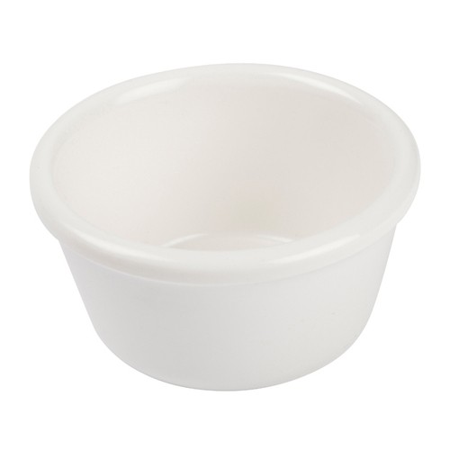 Winco RP-2W Smooth Plastic Ramekin, 2oz, White