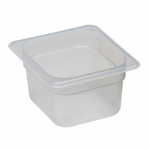 Cambro 64PP190 Food Pan, 1/6 Size, 4" Deep, Translucent