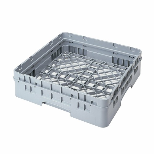 Cambro BR414151 Full Size Dish Rack Base w/ 1 Extension, Soft Gray