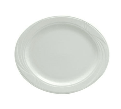 Oneida R4510000371 Arcadia Medium Rim Embossed 13" Platter