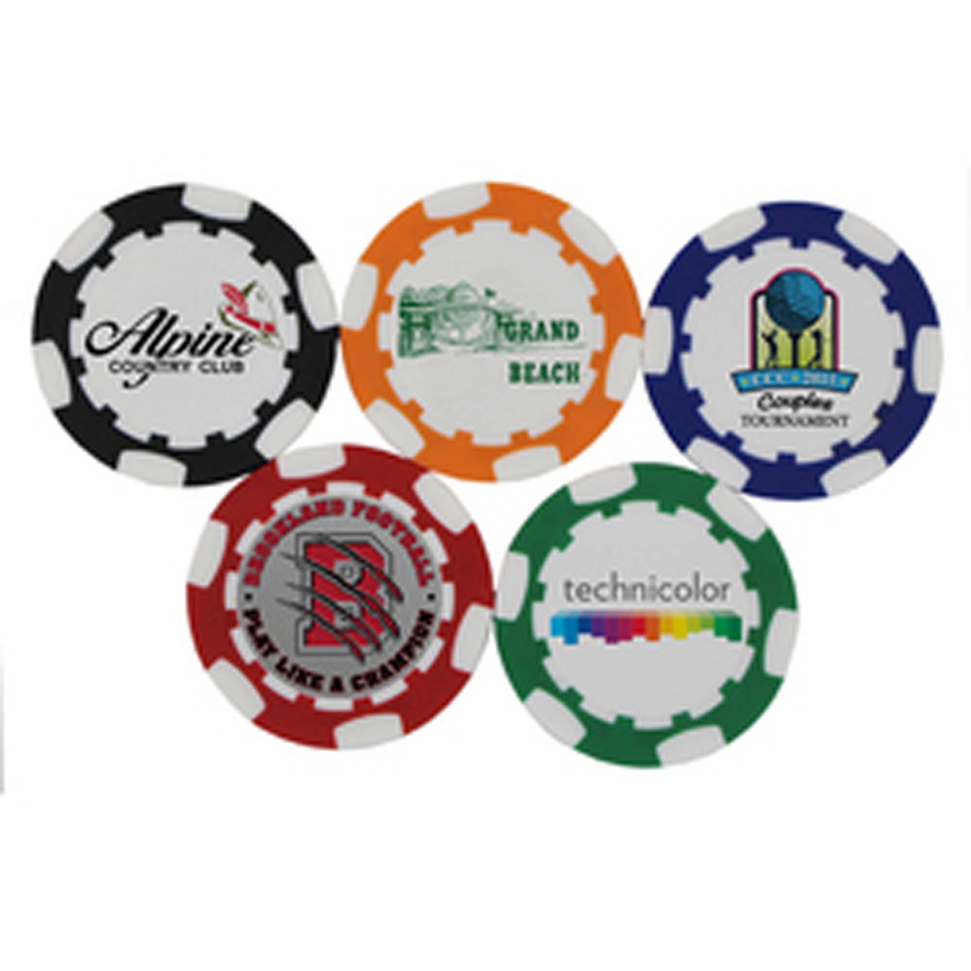 Custom Printed Poker Chips 