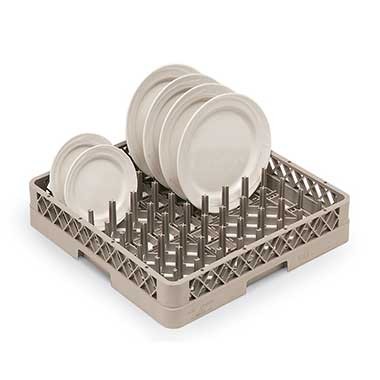 Vollrath TR3 Traex Plate Dish Rack, 19-3/4"X19-3/4", Beige