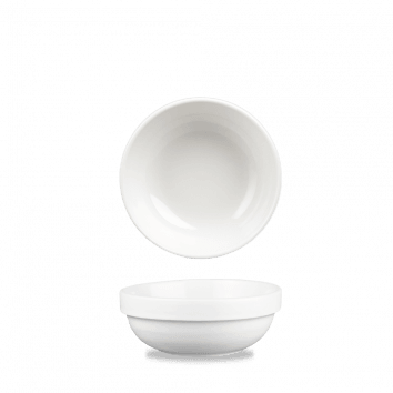 Churchill WH VB101 Profile Stackable Bowl, 10oz, White (Case of 6)