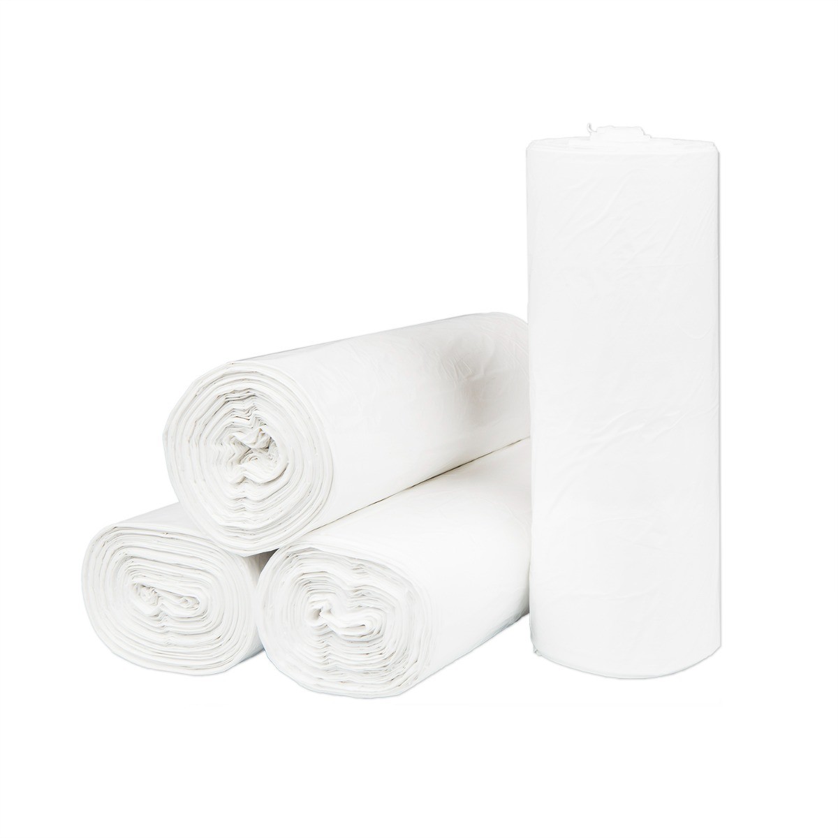 Pitt Plastics MT331XW 12-16 Gal Can Liner LD 24"X32" LLDPE .45MIL, White (Case of 500)